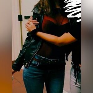 Risqué Sheer Maroon Top